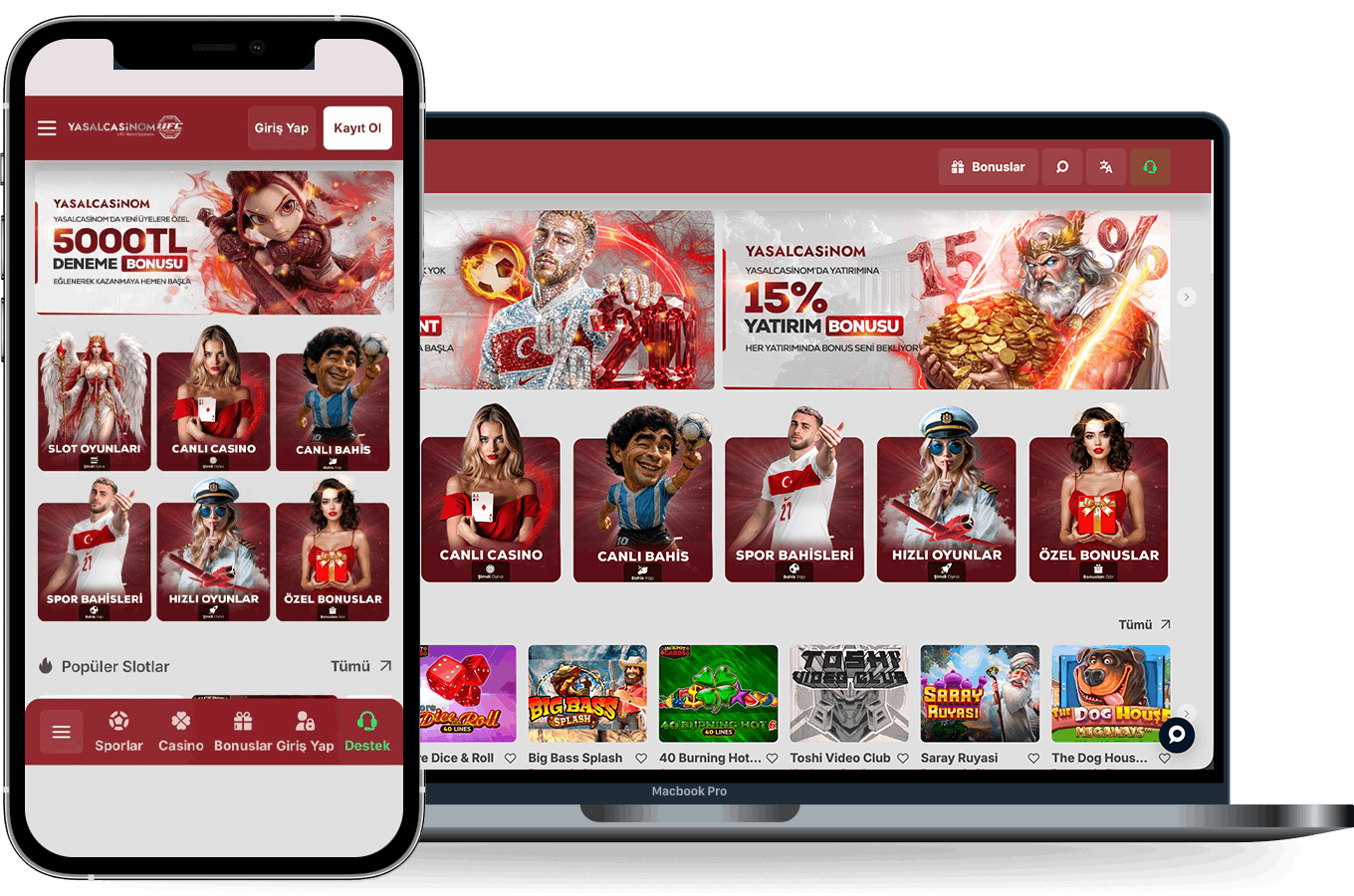 YasalCasinom Mockup